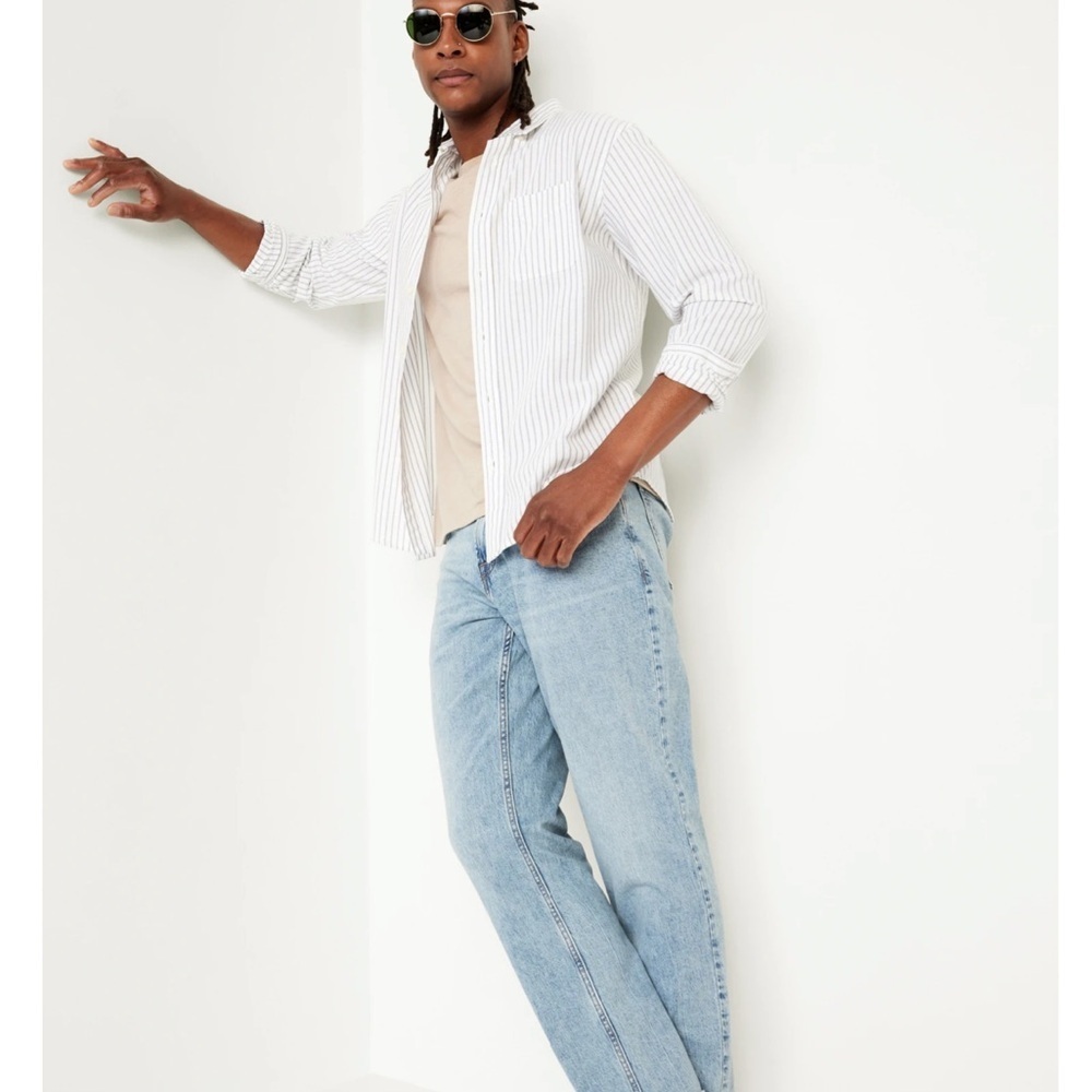 Classic Light Blue Men's Old Navy Athletic Taper Jeans Sz 38X32